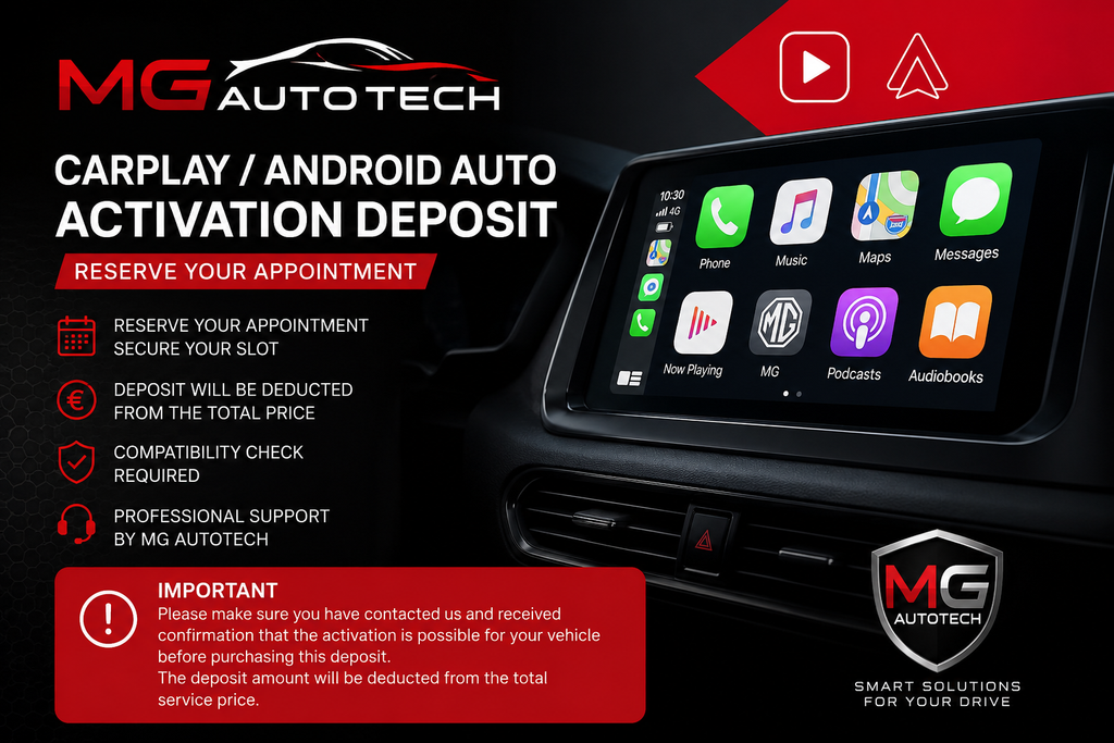 CarPlay / Android Auto Activation Deposit